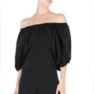 TIBI Silk Midi A-Line Dress